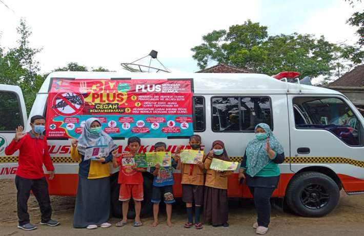 Puskesmas Keliling (Promosi Pencegahan DBD) di Desa Jatiprahu